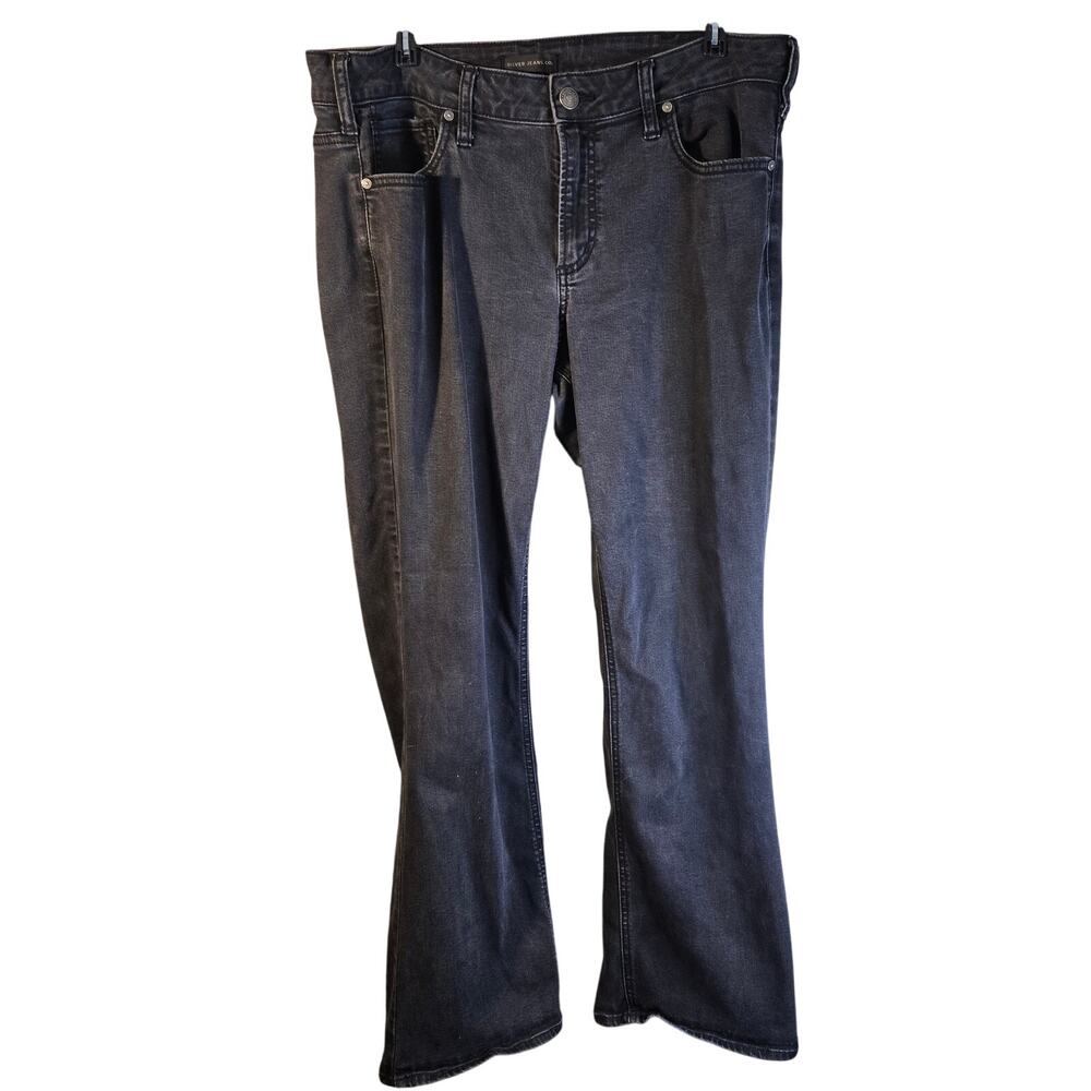 Silver Jeans Co. 14W Black Bootcut Jeans [0426]
